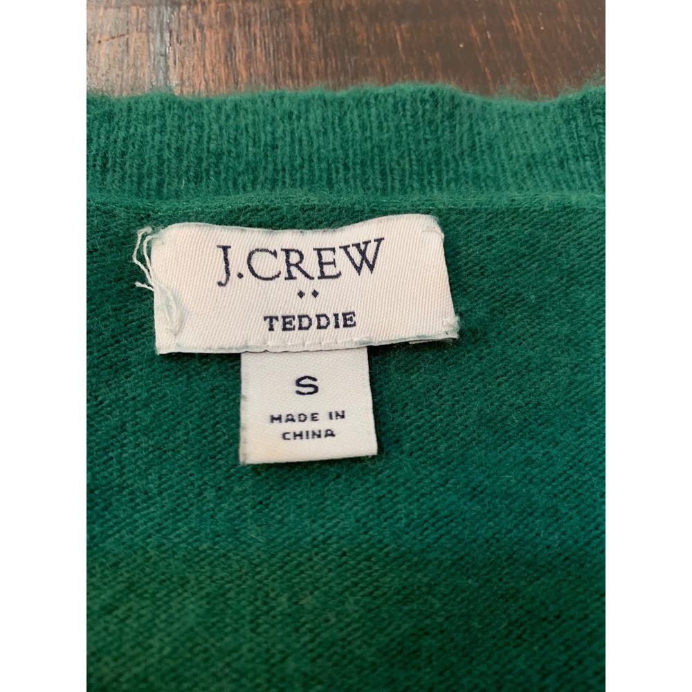 J Crew Teddie Wool New England Winter Minimalist Core Preppy Lightweight- S - Picture 4 of 6